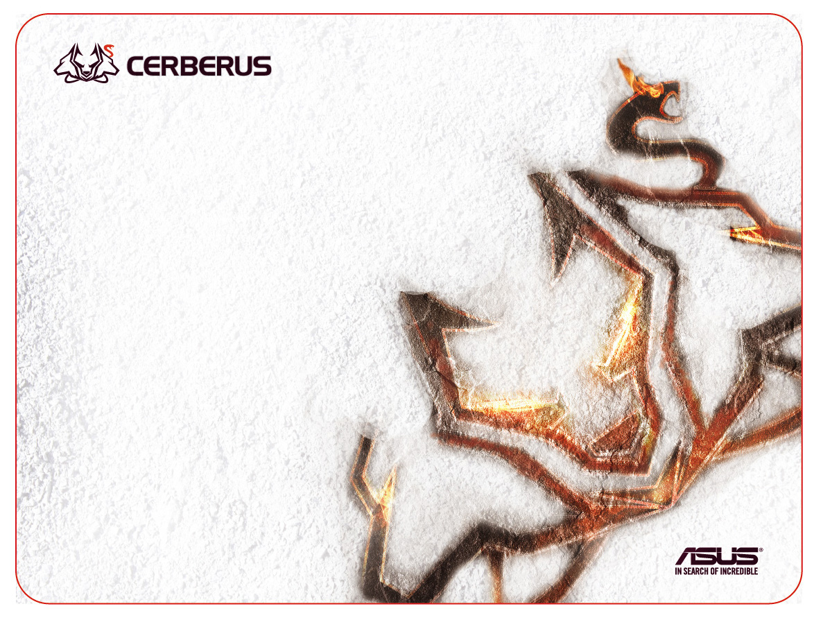 фото Игровой коврик для мыши asus cerberus arctic (90yh00y1-baua00)