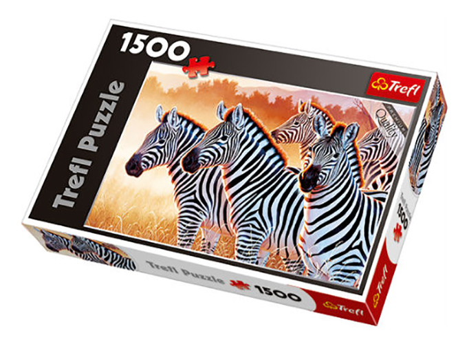 

Пазл Trefl зебра 1500 деталей, Зебры