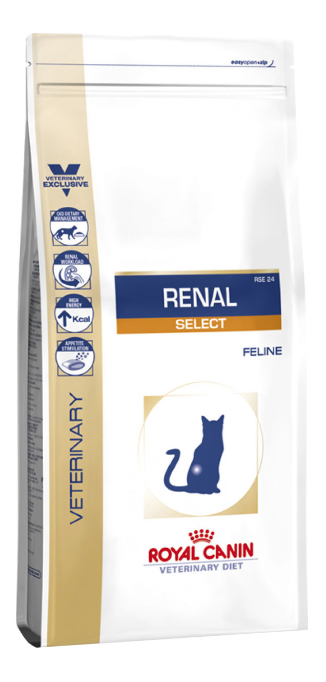 фото Сухой корм для кошек royal canin renal select, 2кг