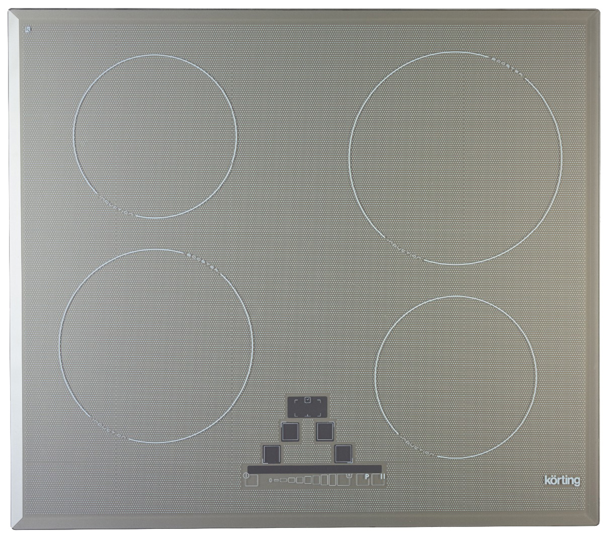фото Встраиваемая варочная панель индукционная korting hi 6450 b gr grey