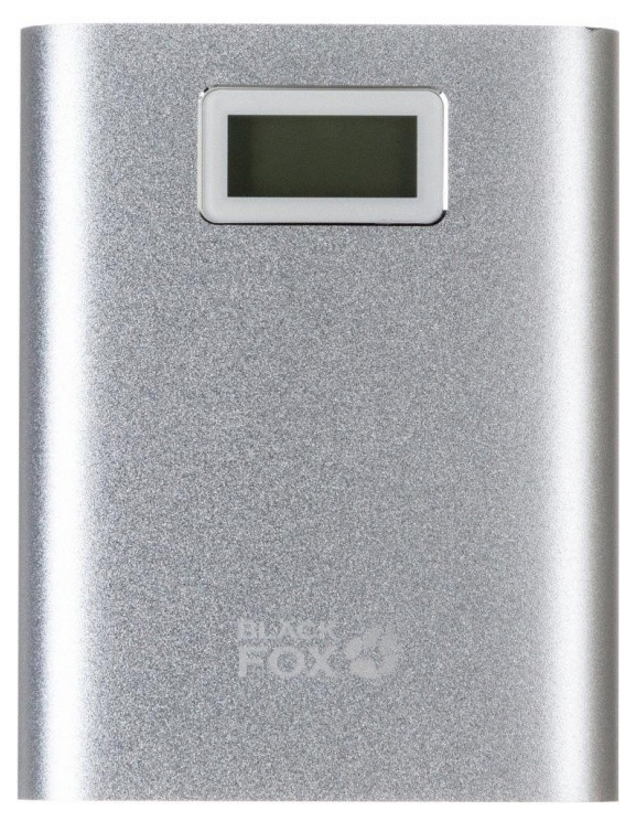 фото Внешний аккумулятор black fox bmp 104 lcd 10400 ма/ч silver