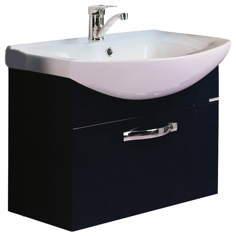 

Тумба с раковиной AQUATON АРИЯ 65 (1A134001AA950) без раковины, Черный