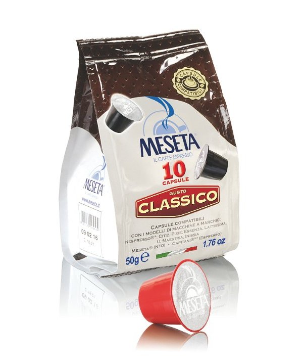 Капсулы Meseta classico для кофемашин Nespresso 10 капсул