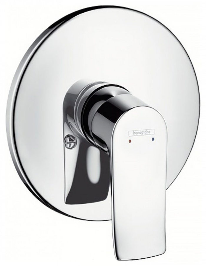 фото Смеситель для встраиваемой системы hansgrohe metris 31686000 хром