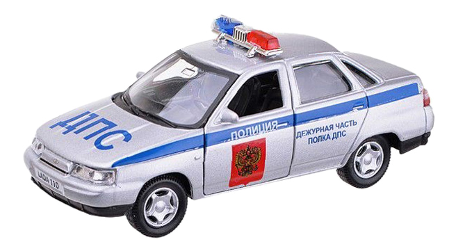 

Машина спецслужбы Autotime LADA 110 Полиция 1:36, Разноцветный, lADA 110 полиция