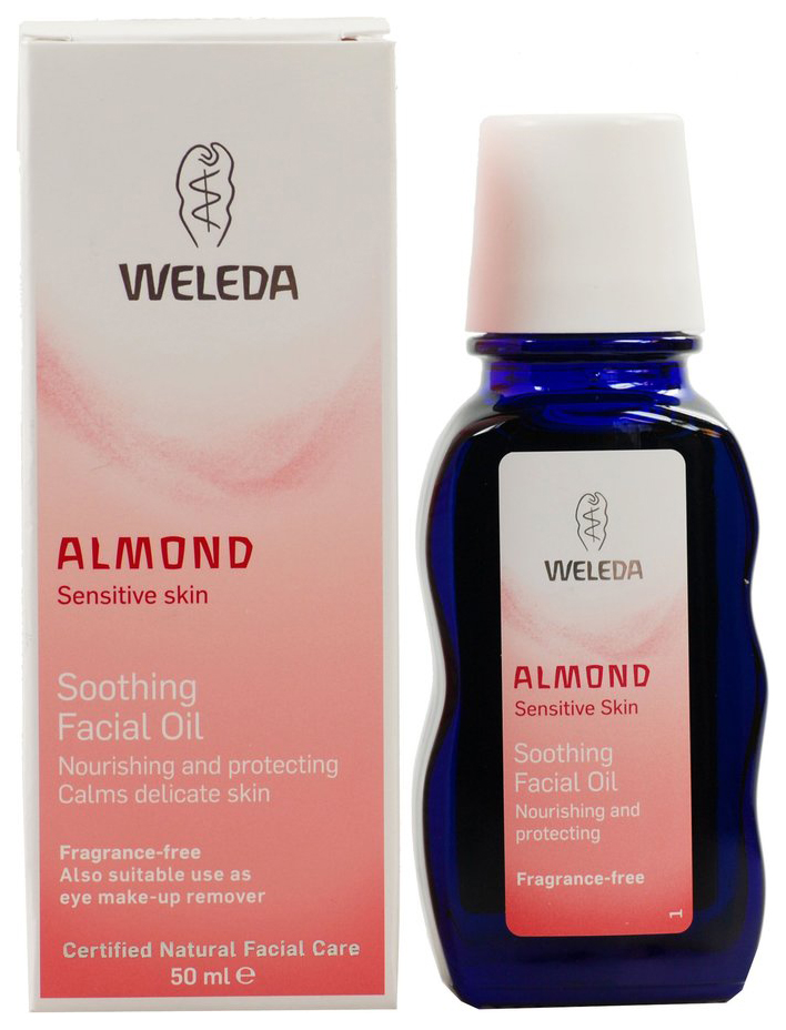Масло для лица Weleda Almond Soothing Facial Oil 50 мл крем для лица weleda разглаживающий увлажняющий 30 мл