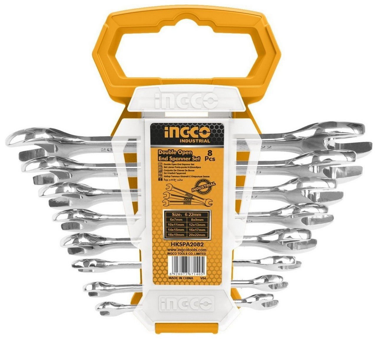 сумка для инструментов ingco htbg09 industrial 60 см Набор рожковых ключей  INGCO HKSPA2088 INDUSTRIAL