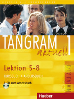 фото Книга tangram aktuell 1, kursbuch + arbeitsbuch, lektion 5-8 + cd zum arbeitsbuch hueber