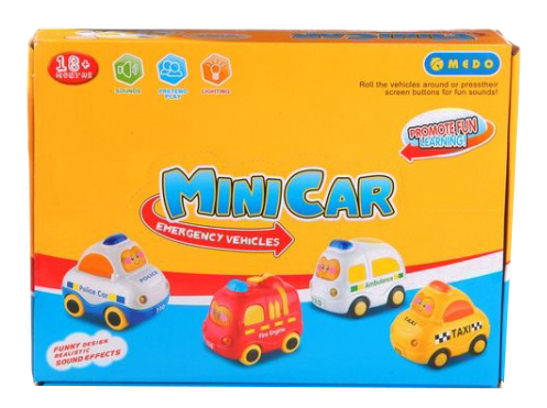 Набор машин Mini Car 8 шт. Gratwest Б61432