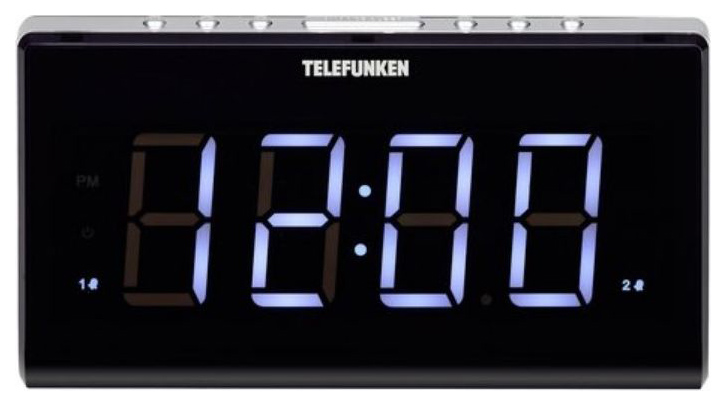 

Радиочасы Telefunken TF-1525 Black-White, TF-1525 BLACK/WHITE