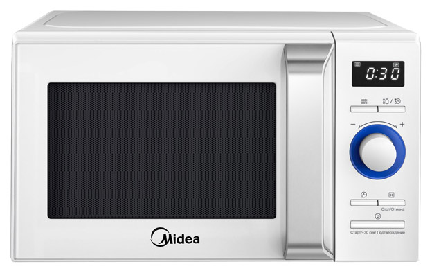 фото Микроволновая печь соло midea am820nn1-w white