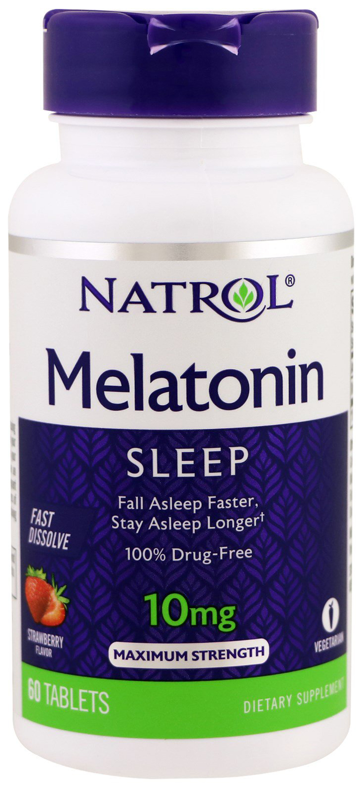 Купить Добавка для сна Natrol Melatonin 60 табл. натуральный
