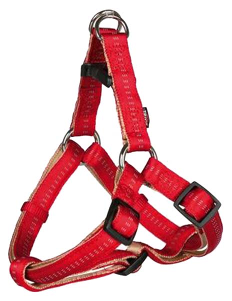 

Шлейка для собак Trixie Elegance One Touch S, красный/бежевый, Elegance One Touch