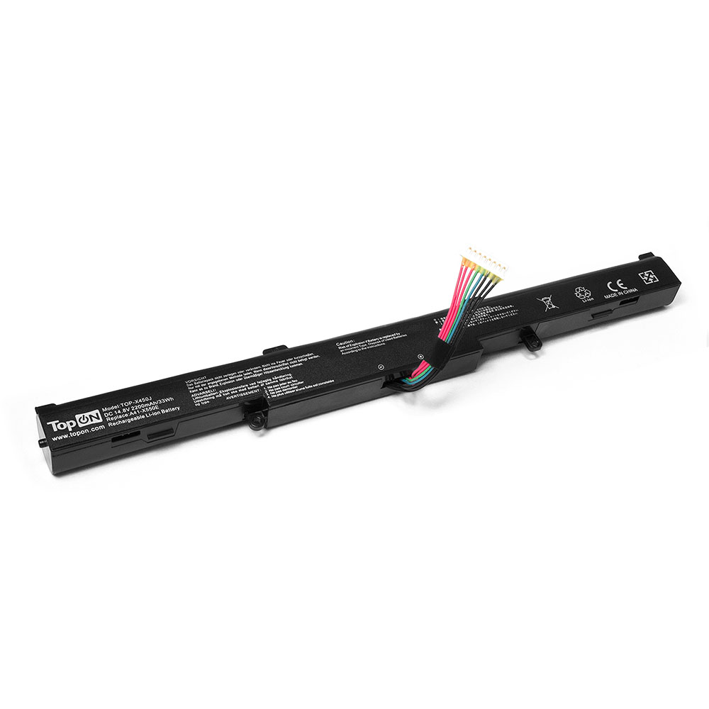 фото Аккумулятор для ноутбука asus a450, f550, r751, x450, x550, x750, x751 series topon