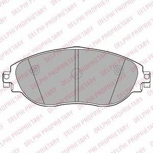 

Тормозные колодки DELPHI дисковые LP2250