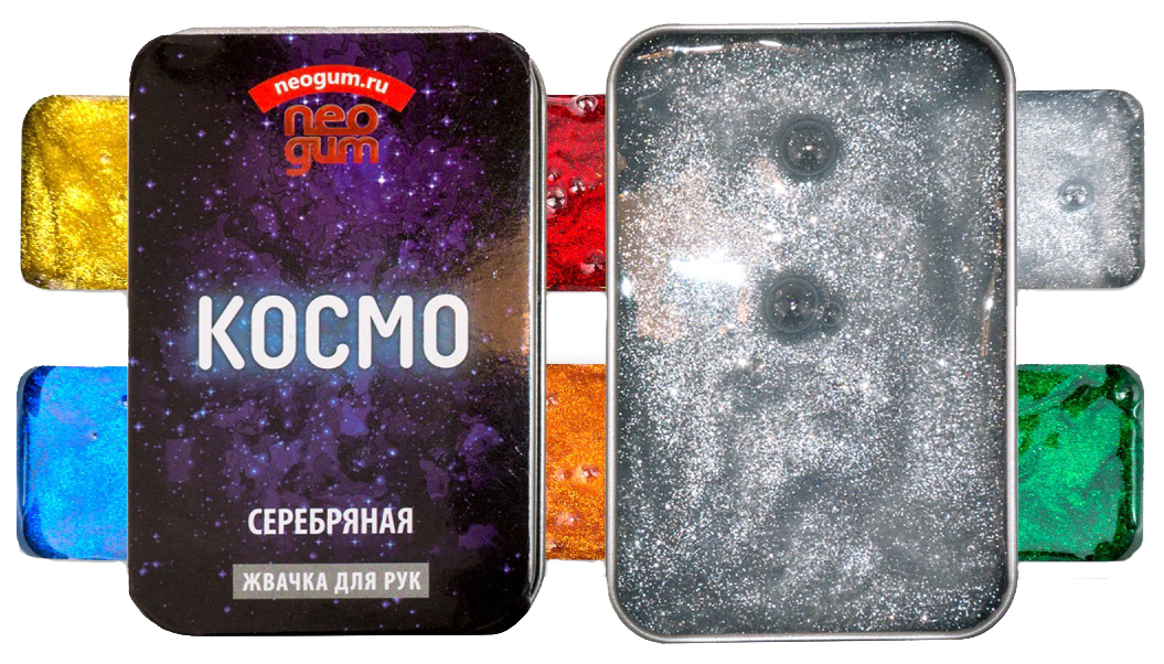 фото Паста для лепки neogum космо ngc002 серебро