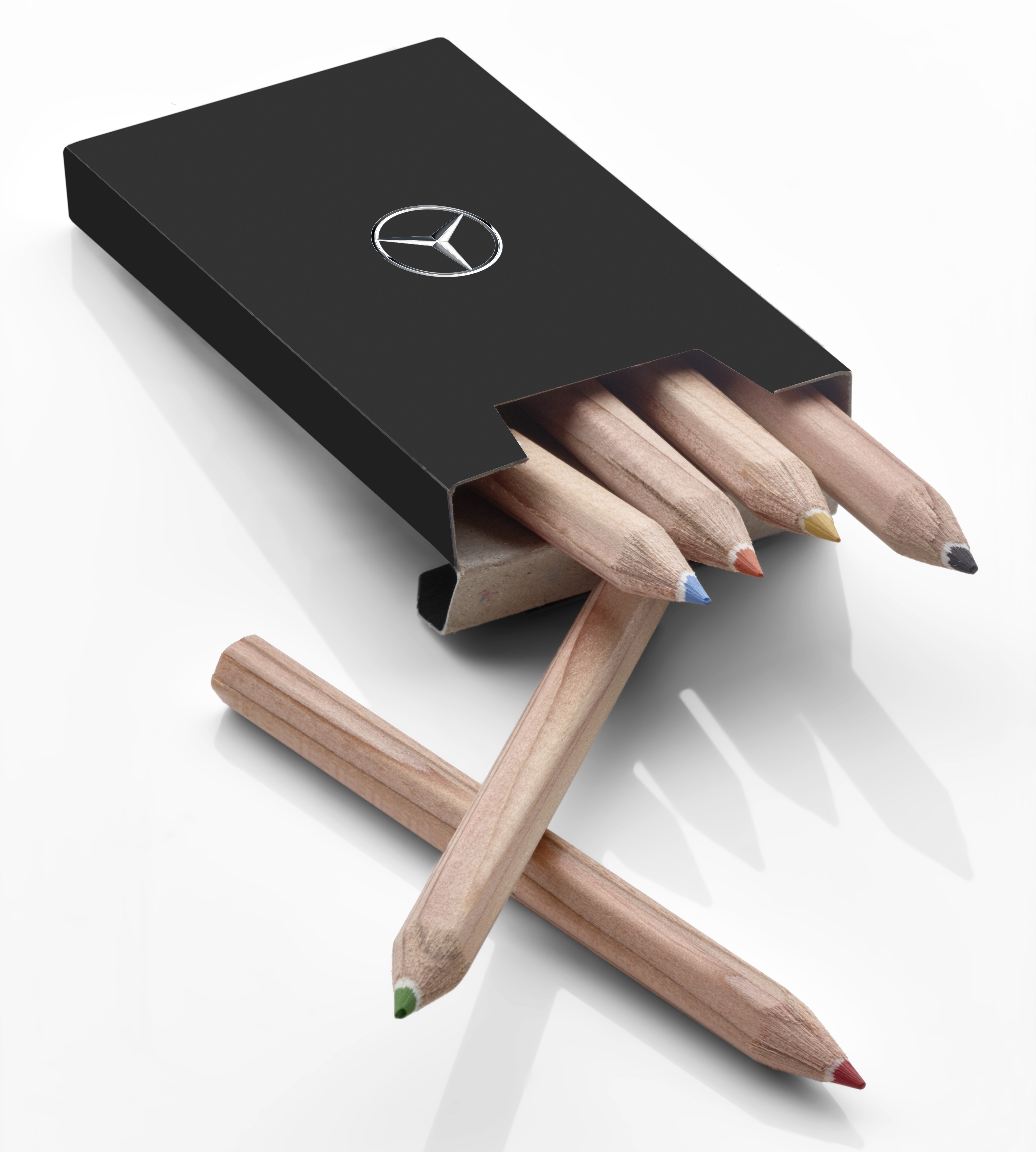 фото Набор цветных карандашей для детей mercedes-benz kids colour pencil set, артикул b66955708