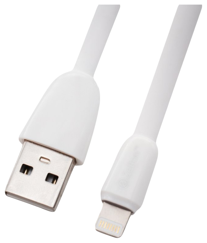 

Кабель Zetton Lightning 1м White (ZTUSBFGTWEA8), ztusbfgtwea8