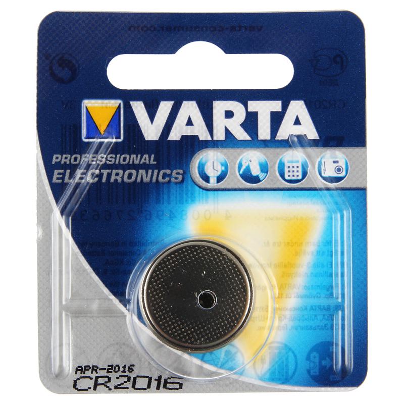 

Батарейка VARTA ELECTRONICS CR 2016 1 шт