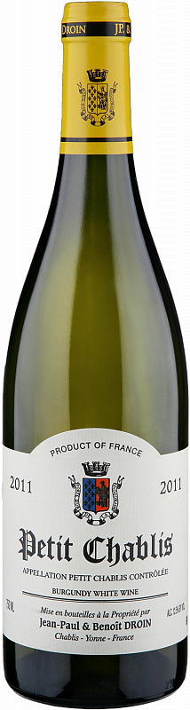 Вино Petit Chablis АОP Франция