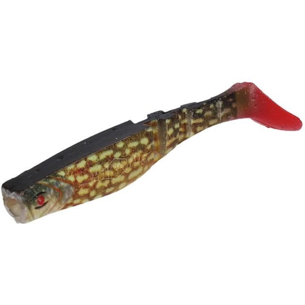

Силиконовая приманка Mikado Fishunter 105 мм, 3D pike, 5 шт., Коричневый, Fishunter