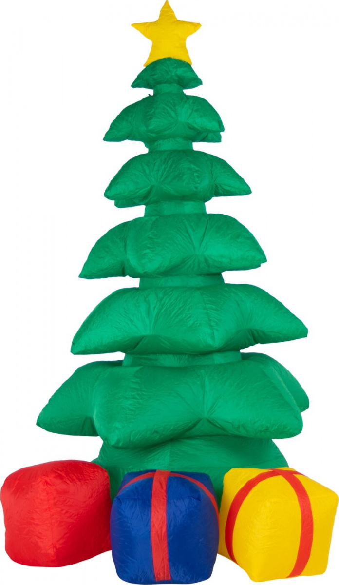 фото 3d фигура надувная "подарки под елкой" 240 см neon-night
