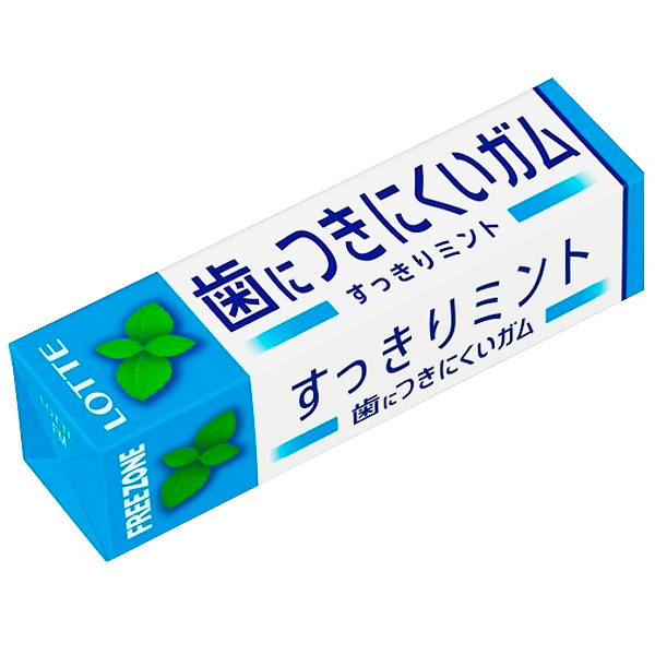 фото Жевательная резинка lotte free zone gum mint 25.2 г