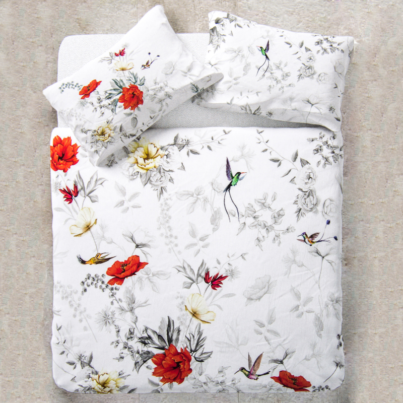 фото Комплект постельного белья 1,5-спальный emanuela galizzi flower power 1818, многоцветие