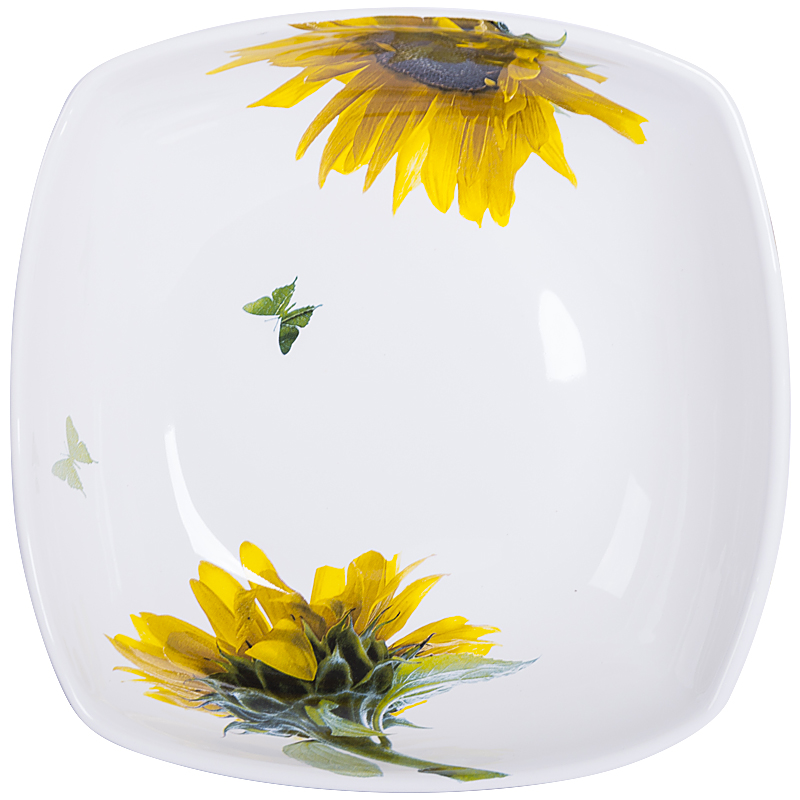 фото Салатник ceramiche viva sunflower 24см