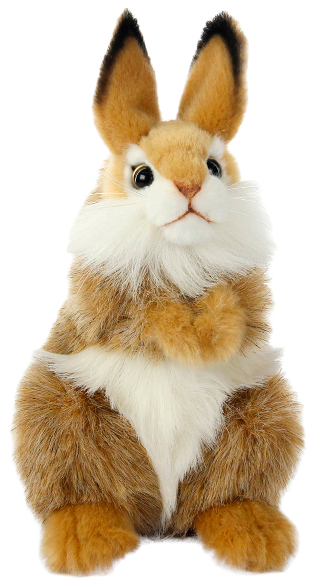фото Мягкая игрушка коричневый кролик, 24 см hansa creation