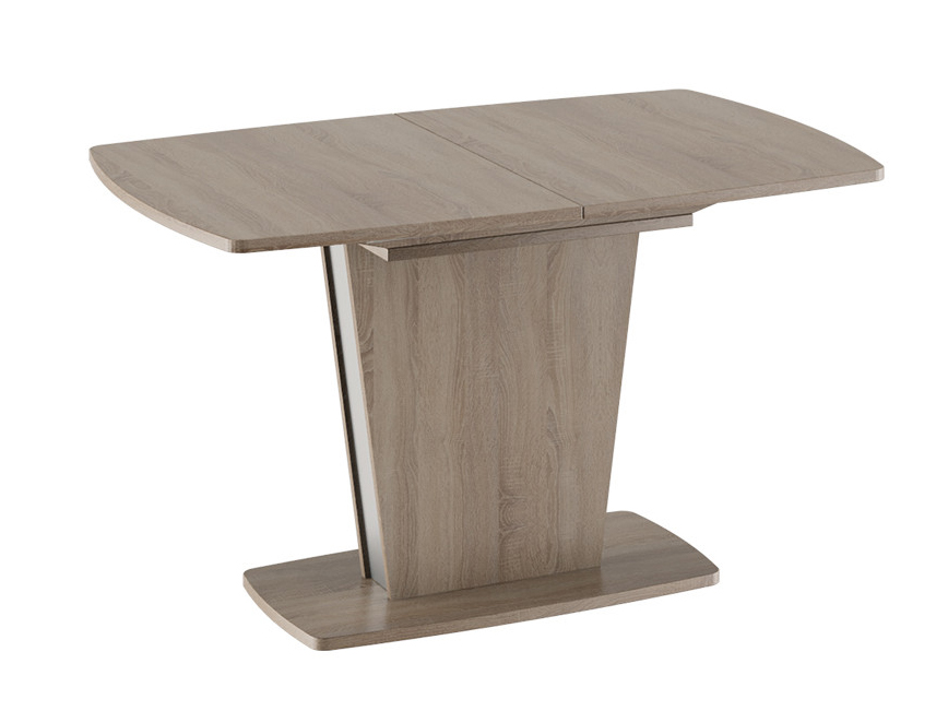 фото Обеденный стол трия ливерпуль стол обеденный дуб сонома трюфель / металлик, средний