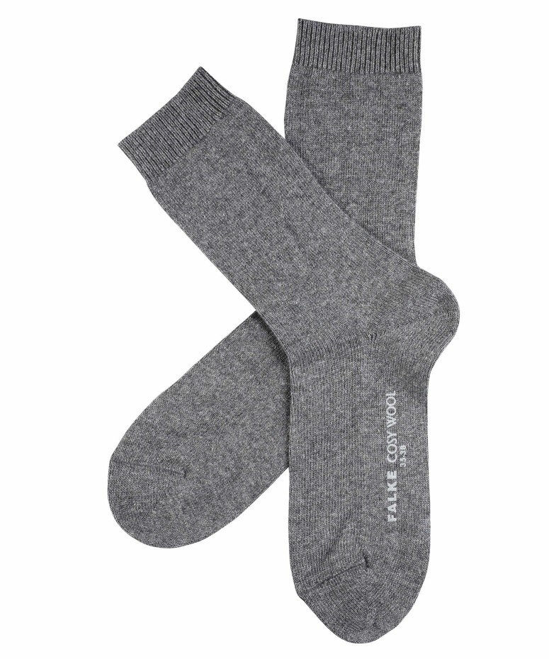 

Носки женские FALKE Cosy Wool SO серые 39-42, Cosy Wool SO