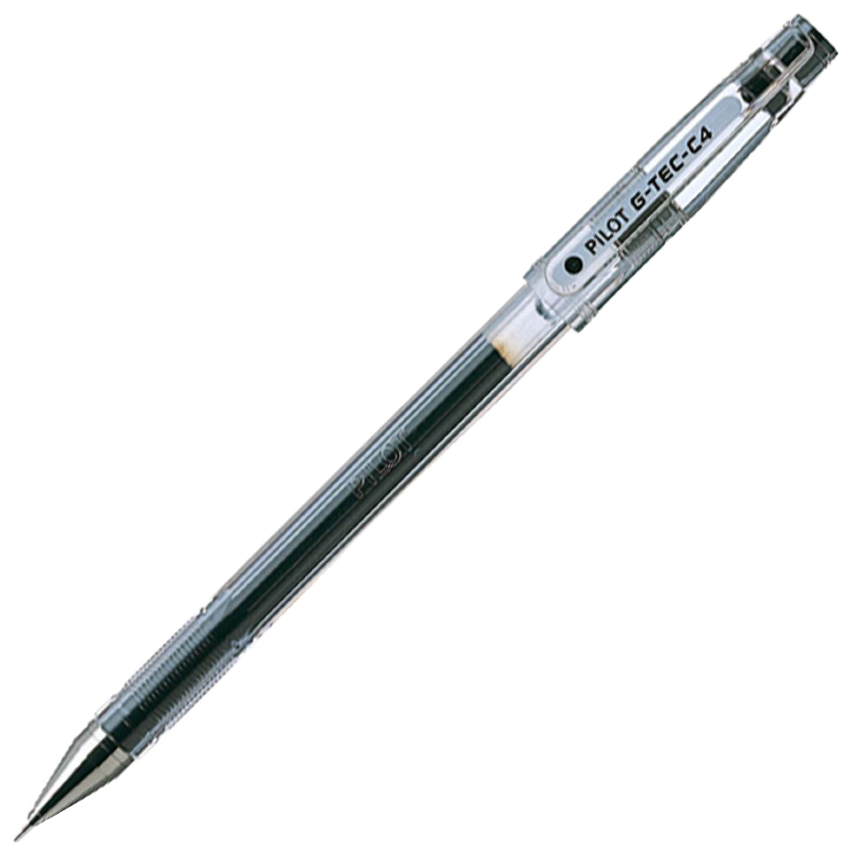 

Ручка гелевая Pilot G-Tec-C4, черная, 0,4 мм, 1 шт.