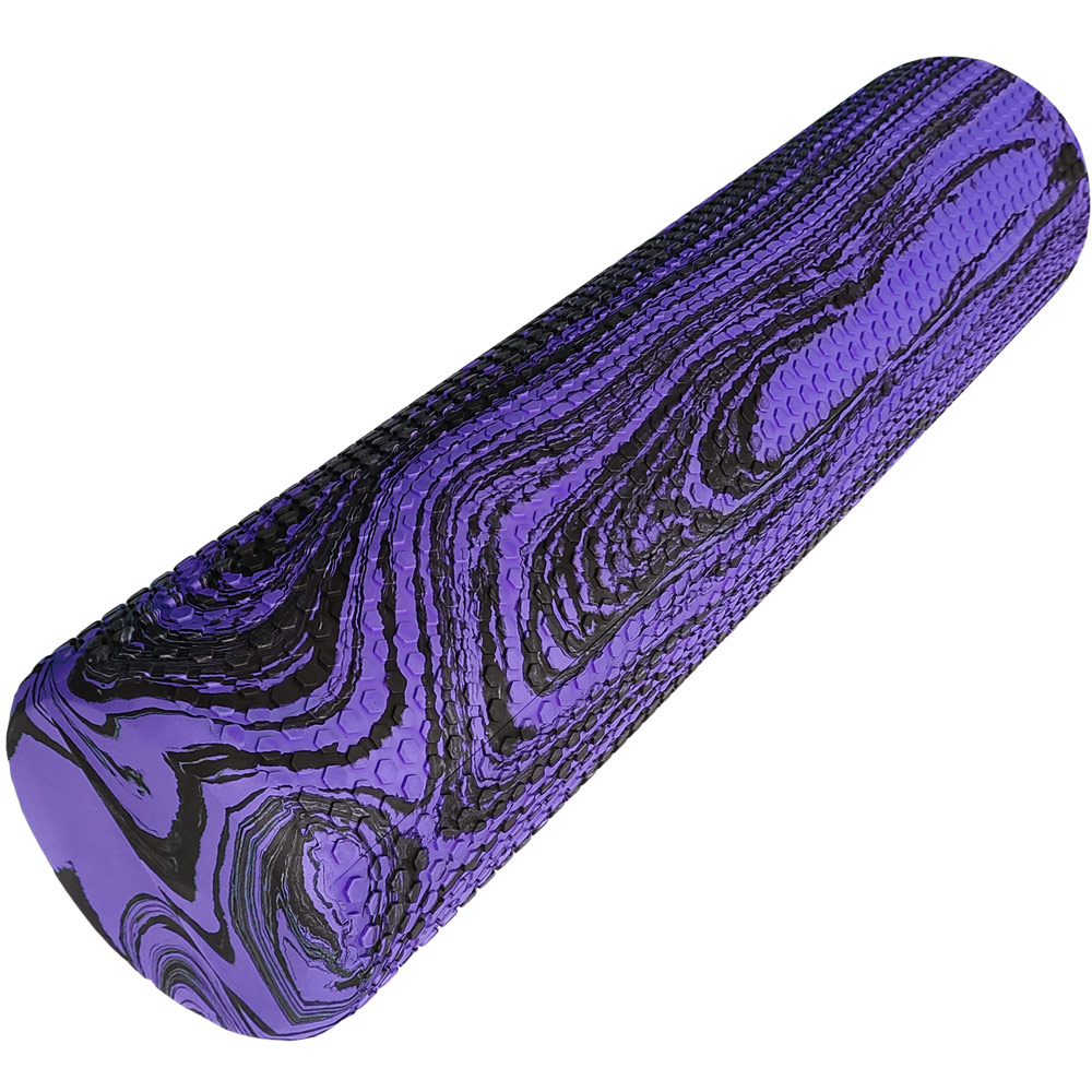 Ролик для йоги и пилатеса Hawk A2558 60x15 см, фиолетовый гранит
