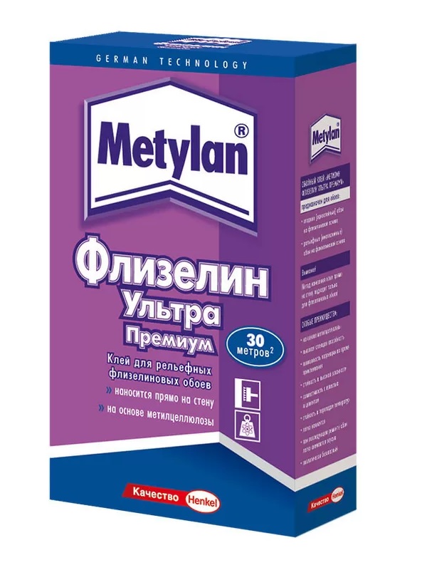 фото Клей для обоев metylan флизелин ультра премиум 250 г