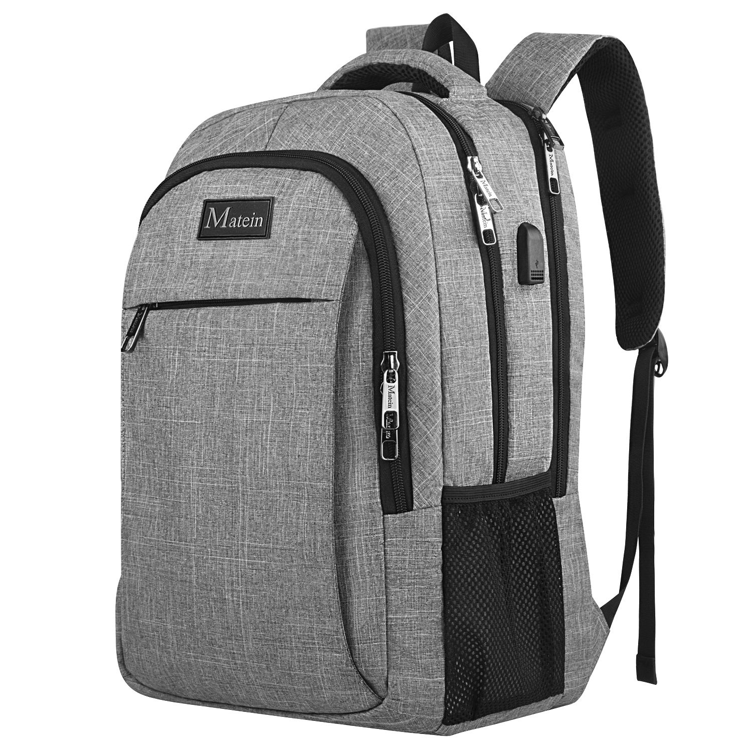 

Рюкзак для ноутбука Big Matein Mlassic, 17", серый, Mlassic