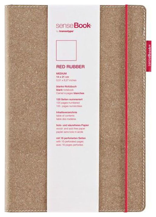 

Блокнот "Red Rubber" А5, 136 листов, в клетку