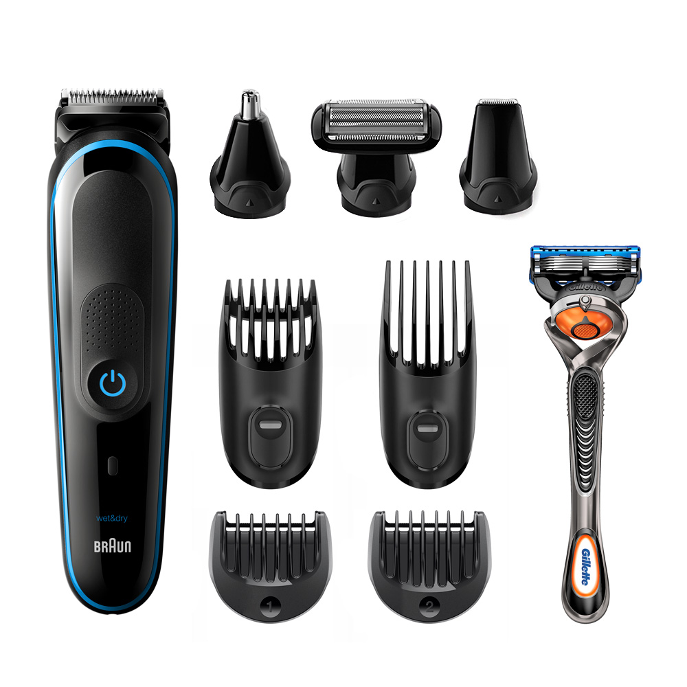 

Триммер Braun MGK5280 + бритва Gillette + 2 кассеты, MGK5280