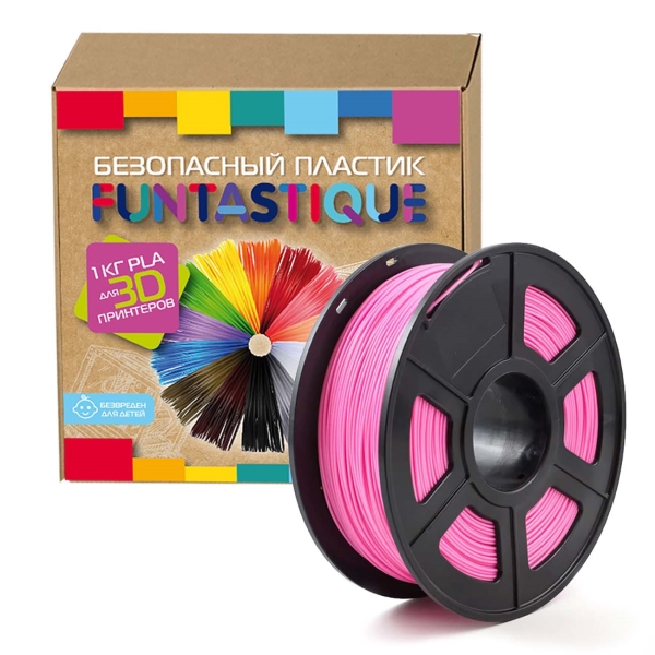 фото Пластик для 3d-принтера funtastique pla-1kg-pk pla pink