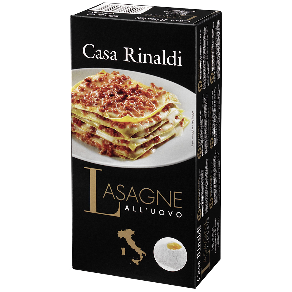 

Паста Casa Rinaldi лазанья с яйцом ручной работы 500 г