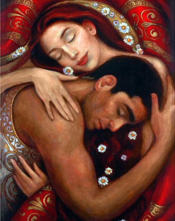 

Алмазная вышивка Гранни Таинство любви, 38x48 см, Таинство любви