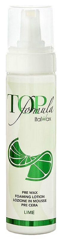 Лосьон-пена до депиляции ItalWax Top Formula Лайм, 200 мл комплект cпрей пена пантенол beauty formula estiqe детский 130 мл х 2 шт