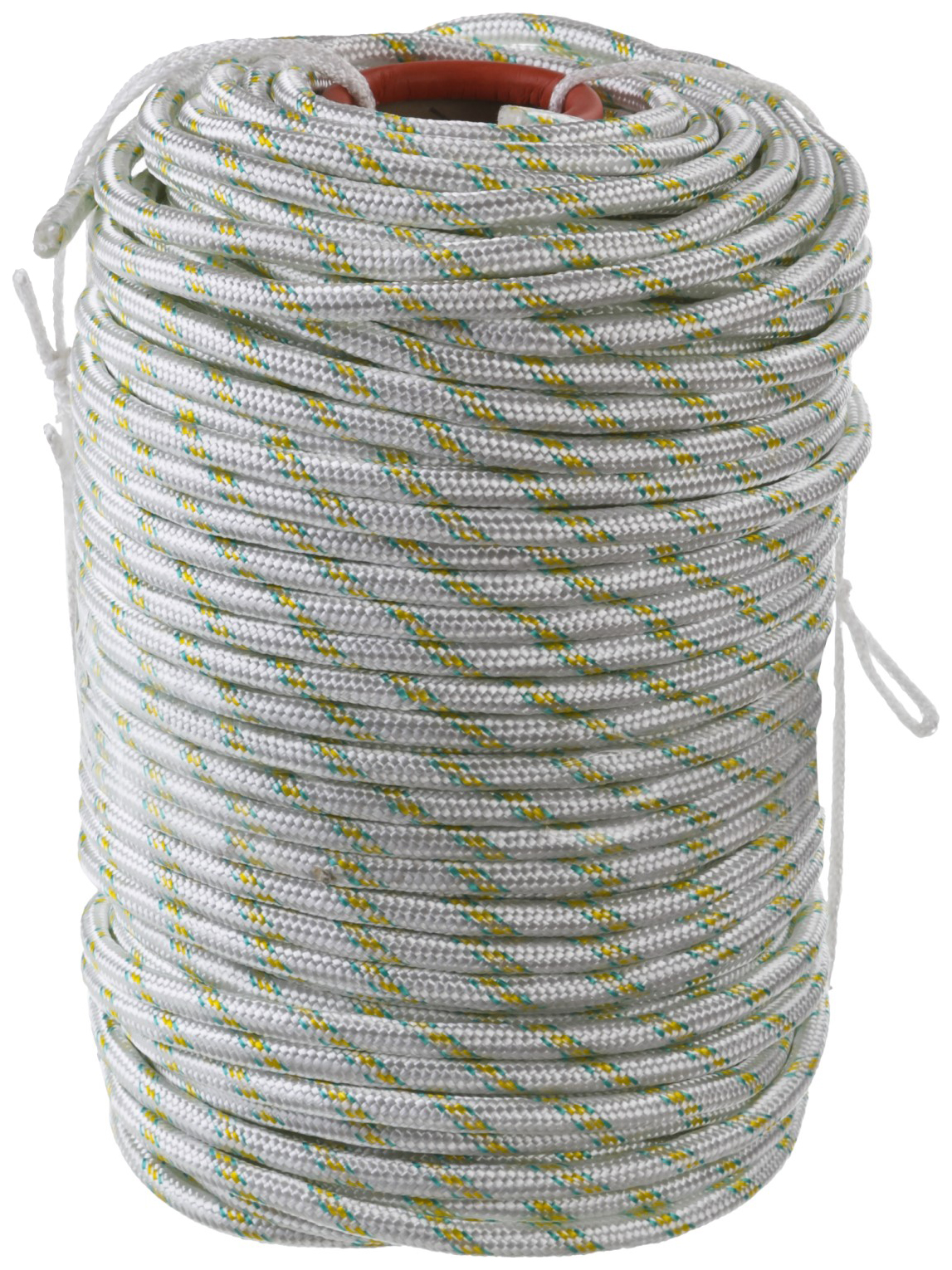 Фал плетёный капроновый СИБИН 16-прядный диаметр 8 мм, бухта 100 м, 1000 кгс леска капрон v8 на карпа желтая d 0 28 мм 1000 м