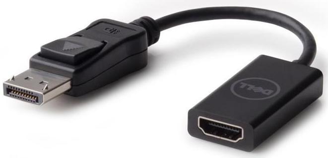 

Адаптер Dell DisplayPort-HDMI , M-F Black (492-BBXU), 492-BBXU