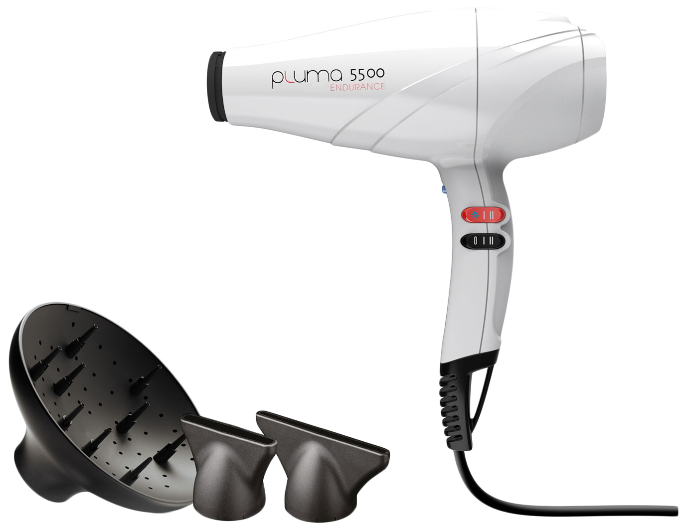 

Фен GA.MA PLUMA 5500 2 400 Вт белый, черный, PLUMA 5500