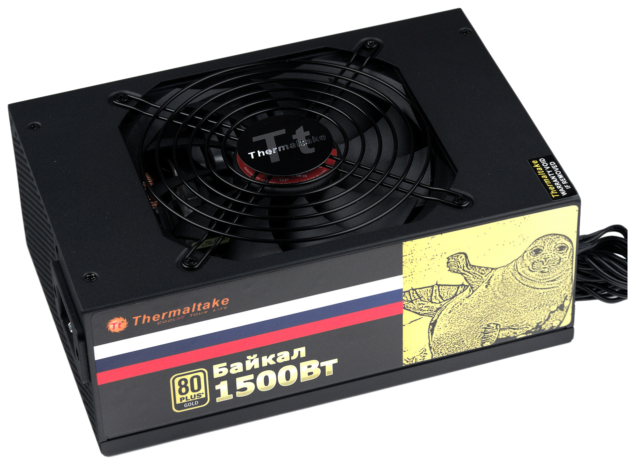 фото Блок питания компьютера thermaltake русское золото байкал 1500вт w0431re