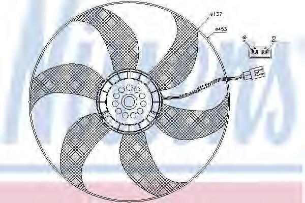 

Вентилятор радиатора Nissens 85403