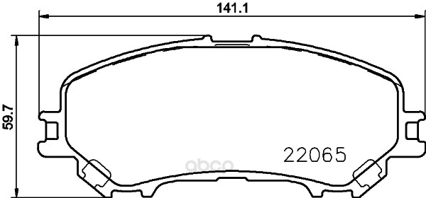 

Тормозные колодки HELLA PAGID/BEHR 8DB355021691