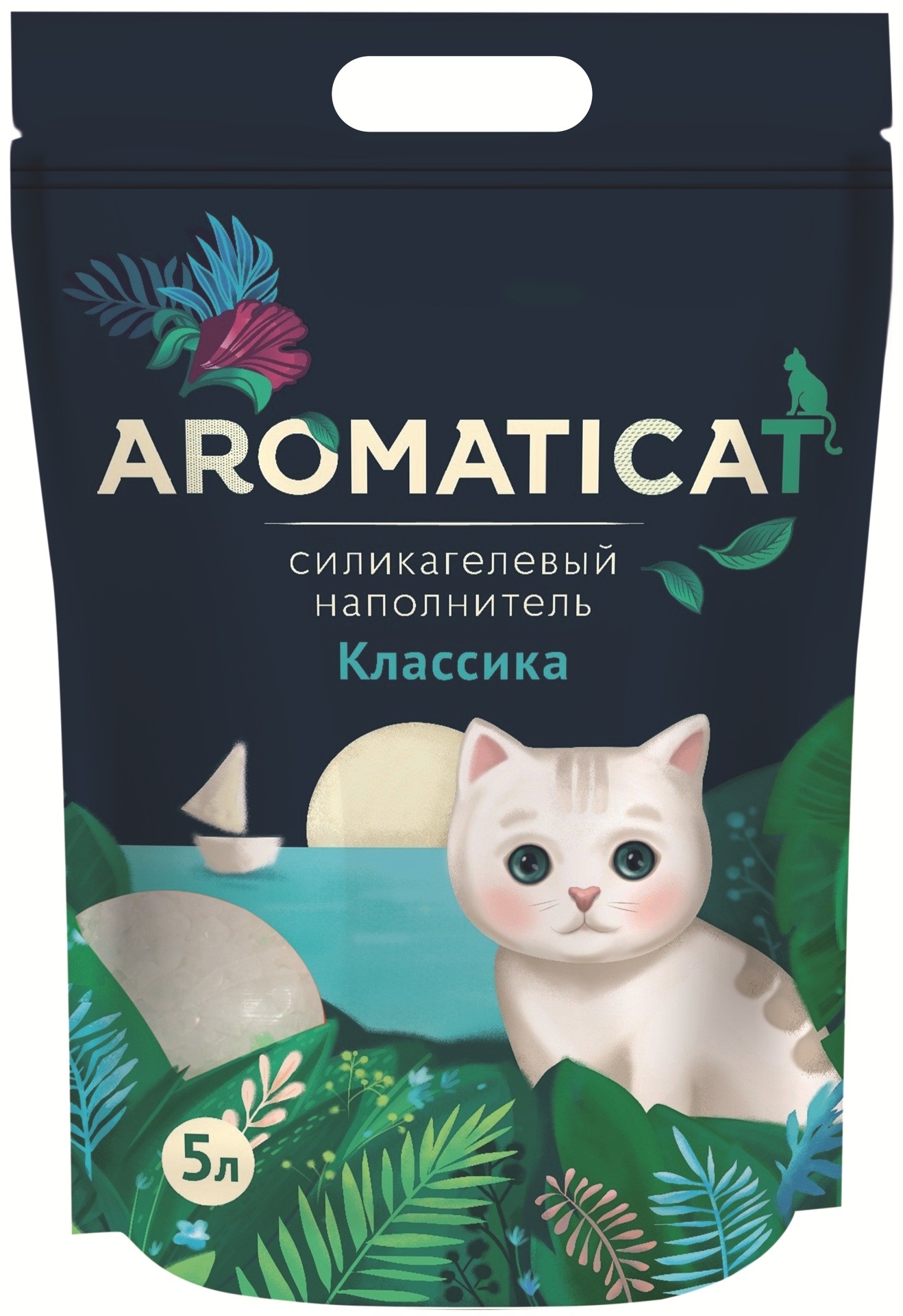 Впитывающий наполнитель Aromaticat Классика силикагелевый, 5 л