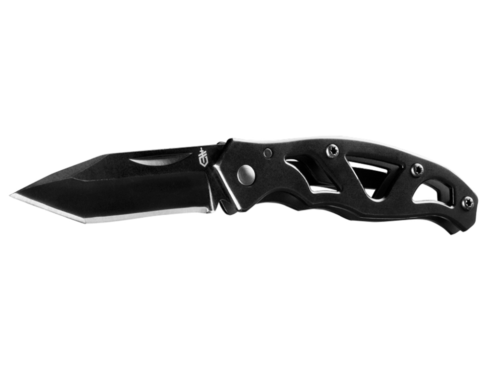 фото Туристический нож gerber mini paraframe tanto clip folding knife черный